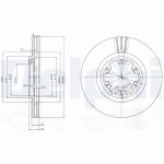Piduriketas DELPHI BG3972