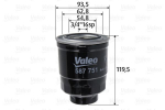 K&uuml;tusefilter VALEO 587751