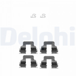 Lisakomplekt, ketaspiduriklotsid DELPHI LX0342