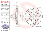 Piduriketas BREMBO 09.A738.1X