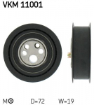 Pingutusrull,Hammasrihm SKF VKM 11001
