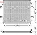 Kondensaator,kliimaseade DENSO DCN32073