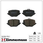 Piduriklotsi komplekt,ketaspidur ZIMMERMANN 26390.170.1