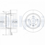 Piduriketas DELPHI BG3241