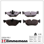 Piduriklotsi komplekt,ketaspidur ZIMMERMANN 23926.970.1