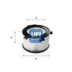Filtras, salono oras UFI 53.067.00