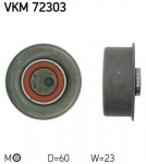 Pingutusrull,Hammasrihm SKF VKM 72303