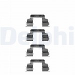 Lisakomplekt, ketaspiduriklotsid DELPHI LX0334