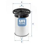 K&uuml;tusefilter UFI 26.076.00
