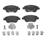 Piduriklotsi komplekt,ketaspidur BREMBO P 23 169