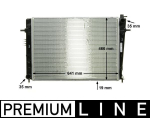 Radiaator,mootorijahutus MAHLE CR 909 000P