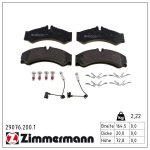 Piduriklotsi komplekt,ketaspidur ZIMMERMANN 29076.200.1
