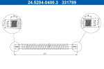 Pidurivoolik ATE 24.5204-0400.3
