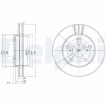 Piduriketas DELPHI BG3355
