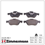 Piduriklotsi komplekt,ketaspidur ZIMMERMANN 24535.180.1