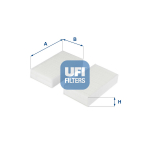 Filtras, salono oras UFI 53.253.00