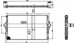 Kompressori&otilde;hu radiaator MAHLE CI 518 000S