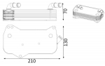 &Otilde;liradiaator, automaatkast MAHLE CLC 388 000S