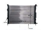 Radiaator,mootorijahutus MAHLE CR 41 000S