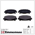 Piduriklotsi komplekt,ketaspidur ZIMMERMANN 24766.175.1