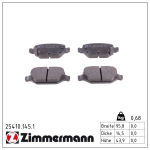 Piduriklotsi komplekt,ketaspidur ZIMMERMANN 25410.145.1