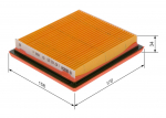 &Otilde;hufilter BOSCH 1 457 433 273