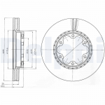 Piduriketas DELPHI BG4210