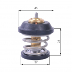 Termostaat,Jahutusvedelik GATES TH42995G1