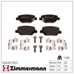 Piduriklotsi komplekt,ketaspidur ZIMMERMANN 22449.170.2