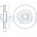 Piduriketas DELPHI BG9952
