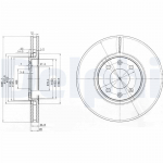 Piduriketas DELPHI BG3675