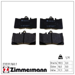 Piduriklotsi komplekt,ketaspidur ZIMMERMANN 23331.160.1