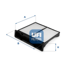 Filter,salongi&otilde;hk UFI 53.329.00