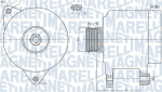 Generaator MAGNETI MARELLI 063732133010