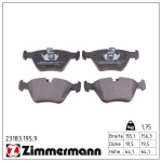 Piduriklotsi komplekt,ketaspidur ZIMMERMANN 23183.195.9