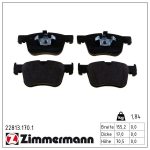 Piduriklotsi komplekt,ketaspidur ZIMMERMANN 22813.170.1