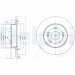 Piduriketas DELPHI BG2698