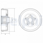 Piduritrummel DELPHI BFR611