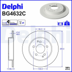 Piduriketas DELPHI BG4632C