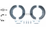 Piduriklotside komplekt,seisupidur TEXTAR 91066800