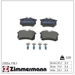 Piduriklotsi komplekt,ketaspidur ZIMMERMANN 23554.170.1