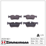 Piduriklotsi komplekt,ketaspidur ZIMMERMANN 25331.160.1
