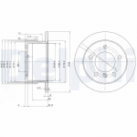 Piduriketas DELPHI BG3235