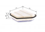 &Otilde;hufilter BOSCH F 026 400 171