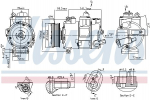 Kompressor,kliimaseade NISSENS 890773