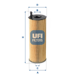 &Otilde;lifilter UFI 25.168.00
