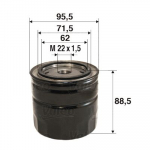 &Otilde;lifilter VALEO 586097