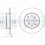 Piduriketas DELPHI BG3262