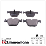 Piduriklotsi komplekt,ketaspidur ZIMMERMANN 24458.170.1