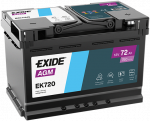 K&auml;ivitusaku EXIDE EK720
